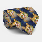 Cravate Cute chat (Roulé)