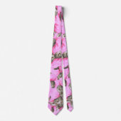 Cravate Cute Chat dans un Motif Casquette rose Random (Devant)