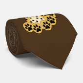 Cravate Cute Cheetah (Roulé)