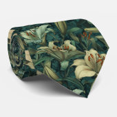 Cravate Cute Christmas Gift For Him Lilies Flower (Roulé)