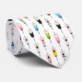 Cravate Cute Colorful National Cyclists Illustration Art (Roulé)