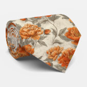 Cravate Cute Gifts For Father Peonies Flower (Roulé)