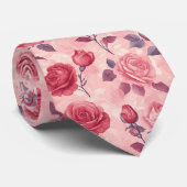 Cravate Cute Gifts For Husband Rose Flower (Roulé)