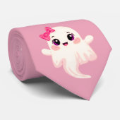 Cravate Cute girly Boo! Ghost (Roulé)