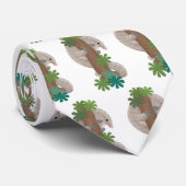 Cravate Cute happy pangolin anteater illustration (Roulé)