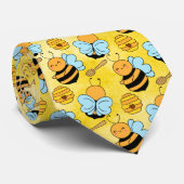 Cravate Cute Honeypeb Bee Motif (Roulé)