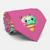 Cravate Cute Kawaii Alimentation Modérée (Roulé)