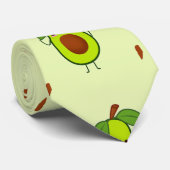 Cravate Cute kawaii avocat (Roulé)