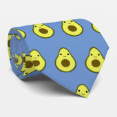 Cravate Cute Kawaii Smiling Avocado (Roulé)