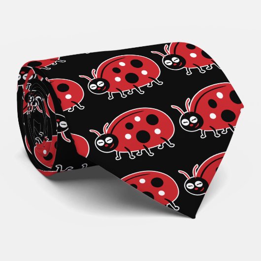 Cravate Cute Ladybug (Roulé)
