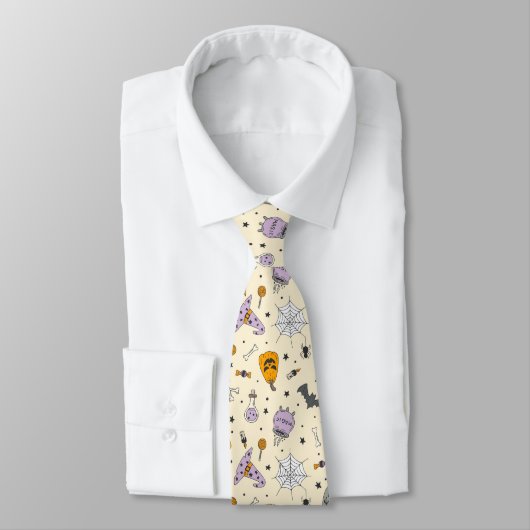 Cravate Cute Motif Halloween (Attaché)