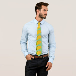 Cravate Cute Motif Taco 