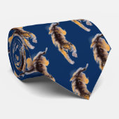 Cravate Cute Original Drawing Tiger Chinese New Year NT3 (Roulé)