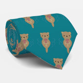 Cravate Cute Otter (Roulé)