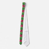 Cravate Cute pastèque Motif rose et vert (Dos)
