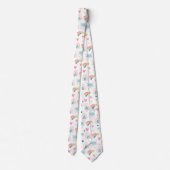 Cravate Cute Rainbow Hearts & Clouds Motif (Dos)