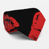 Cravate Cute Rouge Lipstick Bisses Kiss Lips motif (Roulé)