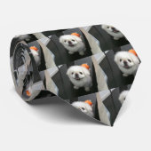 Cravate Cute shih tzu regardant la caméra (Roulé)