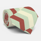 Cravate Cute Stripe Herringbone Citron Vert (Roulé)