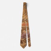 Cravate Cute Vintage Brown Java Ethnic Motif Batik (Devant)