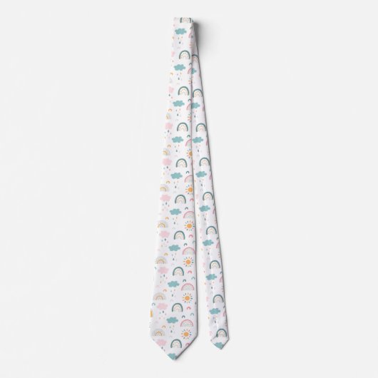 Cravate Cute Weather Pattern (Devant)