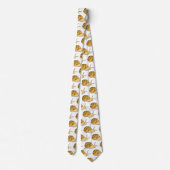 Cravate Cute yellow snail cartoon (Dos)