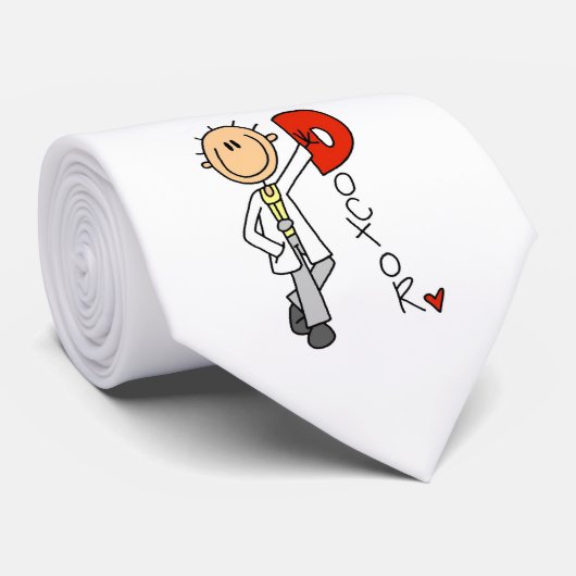 Cravate D est pour le docteur (Roulé)