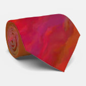 Cravate d'abrégé sur cgi - orange/rouge (Roulé)