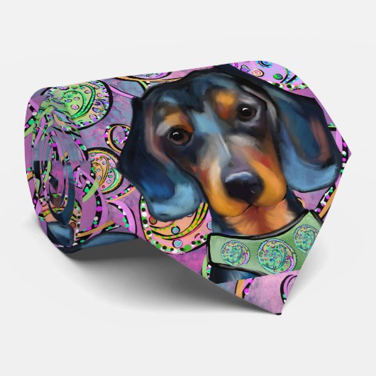 CRAVATE DACHSHUND (Roulé)