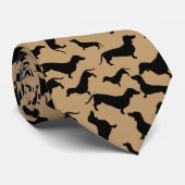 Cravate Dachshund (Roulé)