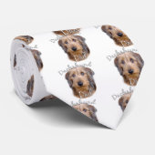 Cravate Dachshund (à poils durs) Papa 2 (Roulé)