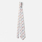 Cravate Dachshunds dans le Motif des pulls de Noël (Dos)