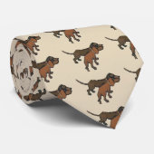 Cravate Dachshunds vintages (Roulé)