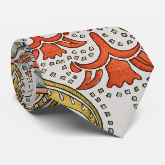 Cravate Daffodique chintz papier peint à fleurs Art nouvea (Roulé)