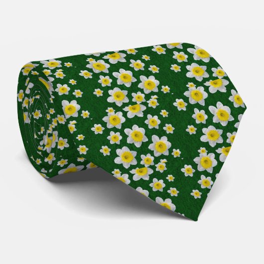 Cravate Daffodiques de printemps (Roulé)