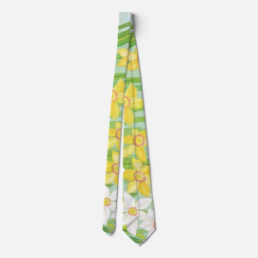 Cravate Daffodiques de printemps (Dos)