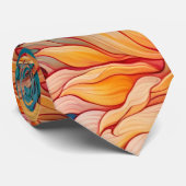 Cravate Dahlia Tapisserie florale (Roulé)