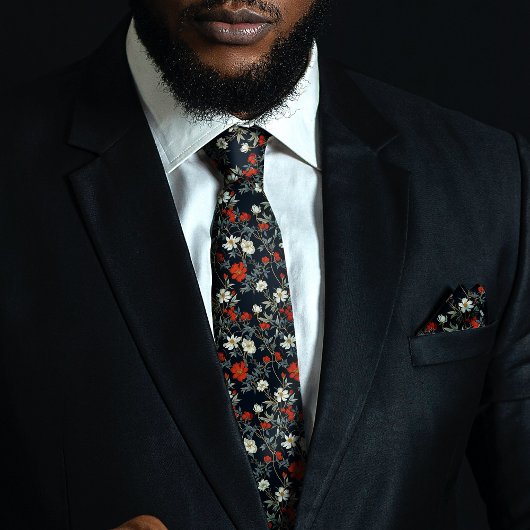 Cravate Daisies William Morris Inspiré Floral Hommes