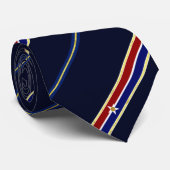 Cravate Dallas drapeau rayé (Roulé)