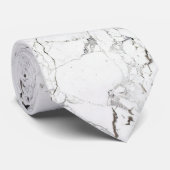 Cravate Dalle de marbre blanc PixDezines (Roulé)