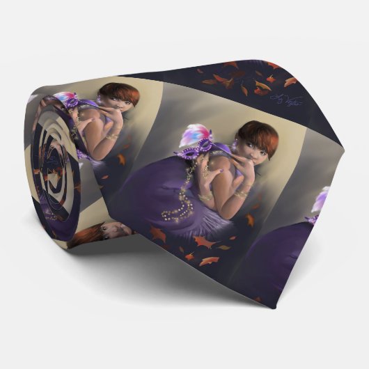 Cravate d'allure automne (Roulé)