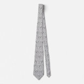 Cravate dalmate gris (conception minimale sur Zazz (Devant)