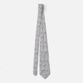 Cravate dalmate gris (conception minimale sur Zazz (Dos)