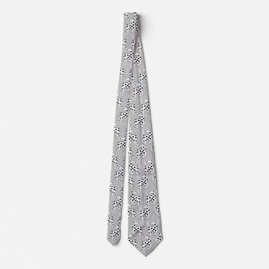 Cravate dalmate gris (conception minimale sur Zazz (Dos)