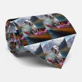 Cravate Dalmatien à la pagaie : une aventure Pittoresque (Roulé)