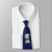 Cravate Dalmatien Manger Jouer Amour (Attaché)