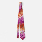 Cravate Damas de dragon lesbien - nouveaux drapeaux de la  (Dos)