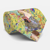 Cravate Dame avec ventilateur par Gustav Klimt, Japonisme  (Roulé)