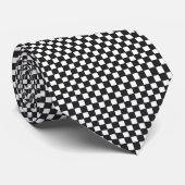 Cravate damier, (Roulé)