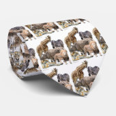 Cravate d'amoureux des animaux (Roulé)